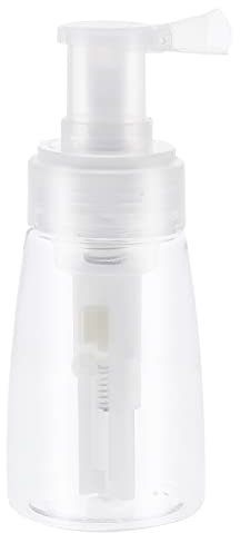 HEALLILY 1stk Pulver Sprühflasche Talkumpuderspender Behälter Für Lotionsflaschen Reiselotionsbehälter Talkumpuder Flasche Pulversprühgerät Baby Shampoo Weiß Das Haustier Tragbar