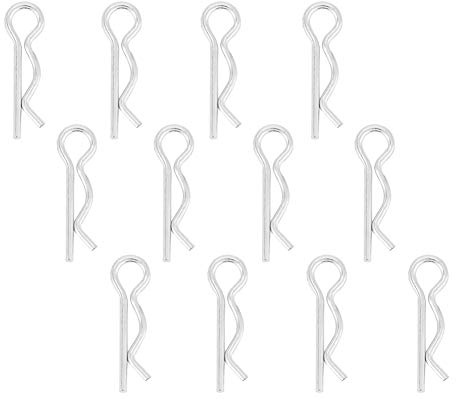 1 * 18 Mm Splint Typ R, Kleine R-Clips R-Clips 1 Mm Clips Verzinkte Haltestifte Federclips Haarnadel