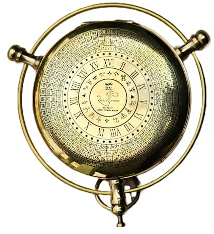 The Golden Compass Alethiometer – Einzigartiges Messing-Design – Abenteuer-Reisegeschenk für Kultfilm-Liebhaber Weihnachten, Geburtstag oder Taufe