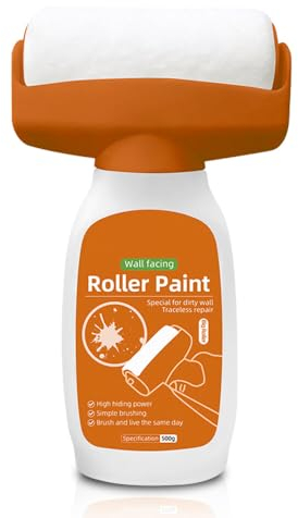 IXYHKB Rodillo De Pintura para Reparar Paredes, 500g Cepillo de rodillo de reparación de pared, Cepillo Rodante de Reparación de Paredes para Graffiti, Arañazos, Manchas, Grietas y Paredes Dañadas