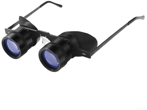 Entgoinggo Outdoor 10X Fernglas, Tragbares wasserdichtes Nebel Angeln Fernglas Schimmernde Nachtsicht HD Angeln Beobachten Angeln Drift Angeln Fernglas