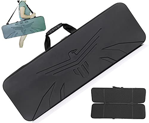 HUTRADE Estuche para Rifle, Funda para Carabinas Estuche Pistola con Estuche De Pistola Espuma Intensiva Precortada Armas Rifle Maletín Almacenamiento Y Transporte Armas Fuego