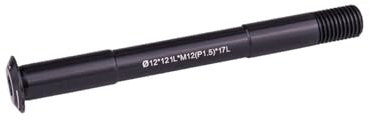 AYXAMO Steckachsen,Fahrrad Gabel Steckachse Rennrad Welle Vorderradnabe Hinterradnabe Spieße 12mm 15mm Radachse Nabenwelle 15x100 12x142 12x100 12x148 15x110(12x121LxM12(P1.5) x17)