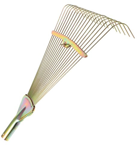 Kisangel Râteau De Jardin Pliable pour Ramasser Herbe Outil De Jardinage Léger pour Entretien De Votre Pelouse