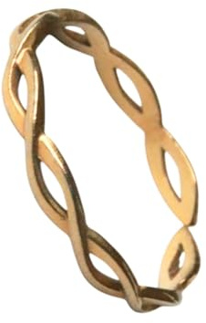 Infinity Ring Damen - Verstellbarer Edelstahlring Goldfarben mit Unendlichkeits Symbol, Minimalistischer & Eleganter Ring, Wasserfest & Hypoallergen, mit Geschenkbox, Schmuck für Frauen