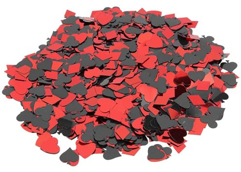 Coriandoli da tavolo per feste Spargi coriandoli Paillettes PVC di alta qualità Leggero Affidabile Decorazione lucida per feste notturne Matrimoni Compleanno Forma mista Nero