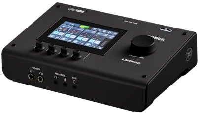 YAMAHA URX22 USB-C Audio Interface – Compact 4-In/2-Out Interface with 32-Bit/192kHz Audio, Touch LCD Control, Built-In DSP Mixing & Effects for Creators and Musicians – Black