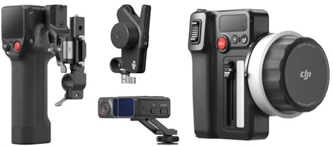DJI Focus Pro All-In-One Combo, AMF Objektivsteuerungssystem, 20 m Motivfokussierung, 76.800 LiDAR-Messpunkte, KI-Erkennung, FIZ Objektivsteuerung, zusätzlich mit Handeinheit