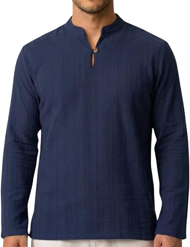 PANASIAM Shirt Ben, Blue, XXL, Longsleeve
