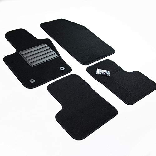 MDM SP-4901 Fußmatten Velours Autoteppich passend für Jeep Renegade 2014>, black