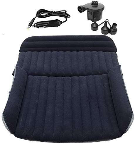 Airbed Quick Inflation Outdoor Camping luftmadrass, luftpump för luftmadrass, plaskdamm, hem, camping, gummibåtar uppblåstning och deflates, DC 12 V elektrisk pump med 3 tillbehör
