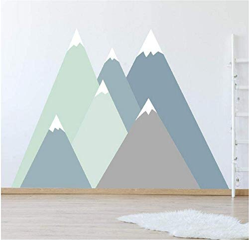 Abnehmbarer Berg Wandtattoo, Für Baby Kinderzimmer Wanddekoration Diy Stick Wandbild Aufkleber, Dekorative Malerei, Wandaufkleber Für Schlafzimmer 213X132Cm,Wandtattoos,Wall Stickers Murals