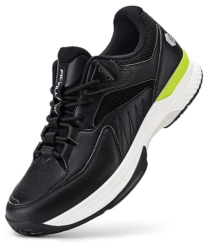 FitVille Extra Weit Tennisschuhe Herren Breit Hallenturnschuh Atmungsaktiv Training Schuhe für Tennis Badminton Walking Fitnessstudio