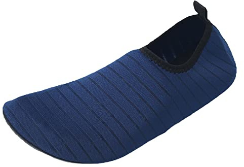 JOMIX Escarpines Hombre Agua Escarpines Acuáticos Zapatos de Buceo Zapatos de Agua para Hombre Secado Rápido Deportes Acuáticos Playa Buceo Natación Surf, Navy, 44 EU