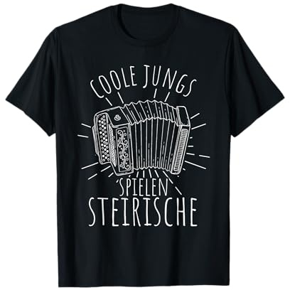 Steirische Harmonika Volksmusik Musik Akkordeon T-Shirt