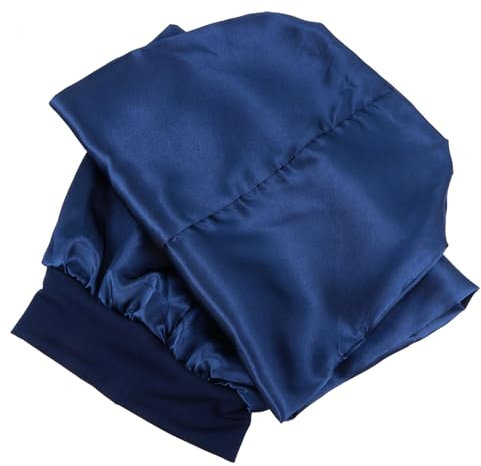 Beatifufu Satin Schlafhaube Für Damen Mit Elastischem Band Lange Haarmütze Für Locken Zöpfe Haarverlängerungen Atmungsaktive Bequeme Haube Für Pflege Und Schutz Von Lockigem Haar