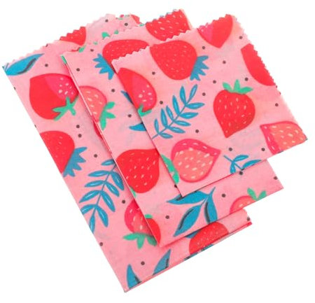 SHOWERORO 3stücke Feinkostpapier Aus Bienenwachs Antihaft-lebensmittelverpackungspapier Zum Backen Und Verpacken Von Snacks Wiederverwendbar Beidseitig Verwendbar