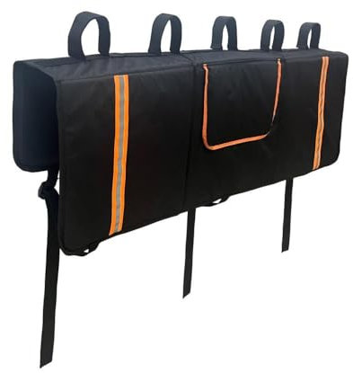 rockible Portabicicletas de 53 Pulgadas con Almohadilla para Portón Trasero, Resistente, con Capacidad para hasta 5 Bicicletas