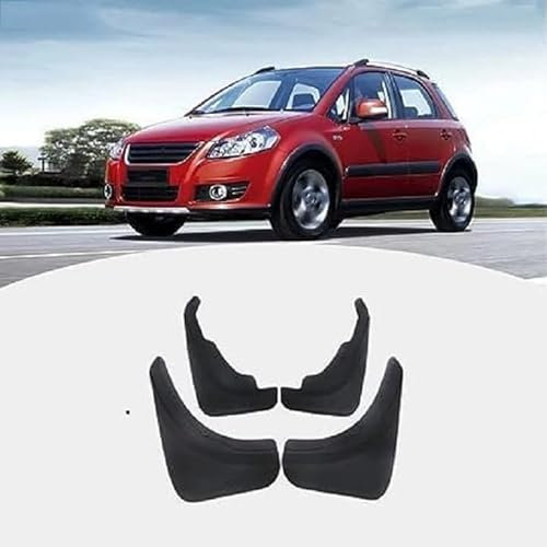 Auto Schmutzfänger für Suzuki SX4 S-Cross 2007-2013, Auto Modifikation Spritzschutz Kotflügel Abdeckung Auto Modifikation Protektoren 4 PCS