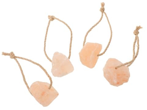 Bloque de Sal para Lamer Animales, 4 Piezas Minerales Caqui