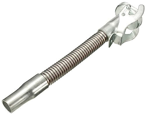 Mikinona Beccuccio per Tanica Benzina in Metallo Beccuccio Flessibile per Tanica Carburante Facile Installazione Guarnizione Anti-Perdita Travaso Uniforme Senza Traboccare e Portatile