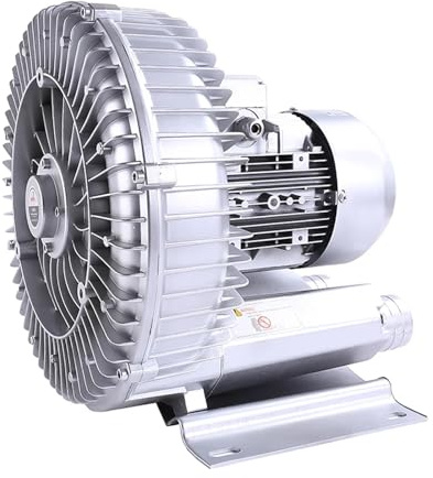 Ventilador Vortex de Alta presión de 550 W for aireación de estanques de Peces - Soplador Industrial, sin Aceite, sin corrosión, Bomba de Gasolina Personalizable(AC220V)