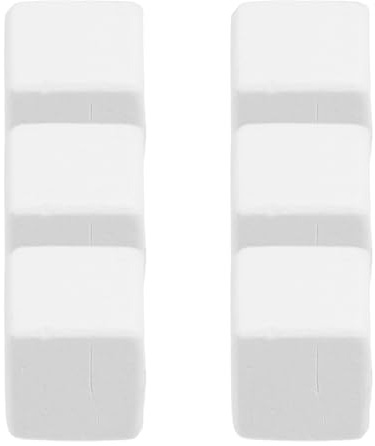 Gadpiparty 6pcs Mineral Stones for Reptiles and Small Animals, Natural White Mineral Chewing Blocks, Portable and Sturdy for Aquarium and Reptile Habitat to Promote Healthy Fur