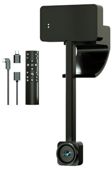 ceabulila 4K Webcam for PC with Remote Control, Ultra HD 1/2.55'' Sensor, Autofocus, 10x Digital Zoom, Low Light Performance, Streaming Camera for PC/Video Calling/Zoom/Skype/Teams