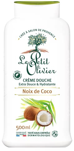 LE PETIT OLIVIER - Extra weiche & feuchtigkeitsspendende Duschcreme – Coco – pH-neutral für die Haut – ohne Seife, ohne Farbstoffe – 500 ml