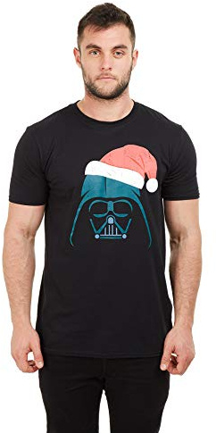 Star Wars Herr Vader Santa T-shirt, svart, XXL