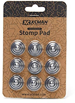 XCMAN 4 Capas Cono Pernos diámetro 7.87 Pulgadas Aluminio Snowboard Stomp Pad - 9pcs