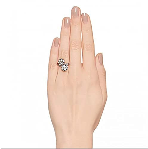 BAJIE Ehering S925 Sterling Silber Damen Diamantring Edelstein Diamant Silber Schmuck Ringbox
