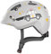 ABUS Casco infantil Smiley 3.0 - casco de bicicleta con ajuste bajo, diseños adaptados a los niños y espacio para una coleta - para niñas y niños