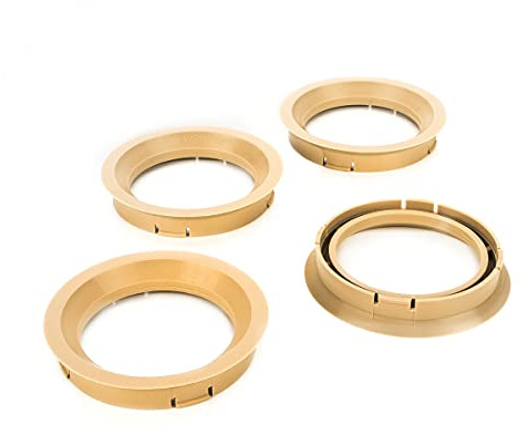 LST 4x Zentrier Distanzringe für Alufelgen Ø 57,1 mm - Ø 72,5 mm Beige