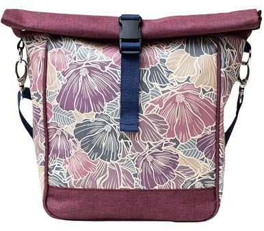 Ikuri Kleine Fahrradtasche 20-26’’ für Kinder Falträder Klappräder aus Plane mit Umhängegurt – Modell Veranillo