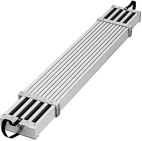 YITAHOME 6-9ft Telescoping Plank, Aluminum Work Plank,Aluminum Extension Plank 440lbs Capacity, Aluminum Scaffolding Plank with Skid-Proof Platform Scaffold Ladder Accessory