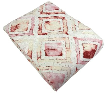 Tata Home Trapuntino Mezza Stagione Leggero Matrimoniale 250x250 cm Copriletto Trapuntato Primaverile Estivo Quilt Autunnale Moderno Elegante Dis. 8 Grigio Scuro