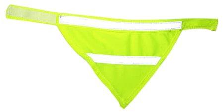 MERRYHAPY Reflektierendes Hundelätzchen Aus Atmungsaktivem Polyester Leichtes Sicherheits Bandana Für Nächtliche Spaziergänge Waschbarer Welpenschal Für Kleine Bis Mittelgroße Hunde