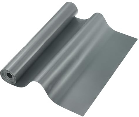 QUARKZMAN 11.8 x 3.9 pies Rollos de Tapete de Silicona para Hornear Resistentes al Calor Tapetes de Repostería Antiadherentes Antideslizantes para Encimeras Gris
