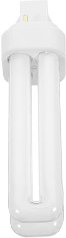 ANDRESLAD Bombillas Fluorescentes Enchufables de Doble Tubo 13w Base de 2 Pines, Luz Fría, Ahorro de Energía, Paquete de 4 Unidades para Iluminación en Hogar y Oficina