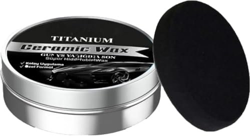 Altinoran Titanium Ceramic Wax,Titanium Ceramic Wax,Car Wax Ceramic Coating,Auto Car Scratch Repair Remover Wax Paste Polish Vehicle Paint Care,Ceramic Coating for Cars,Long Lasting Protection (1 Pcs)
