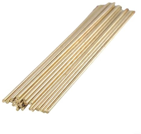 Lecreatekit Brass Brazing Rods, Brass Welding Rods Copper Soldering Temperature Equipment Wires Applications For Repair Welding Brazing(3.0mm)