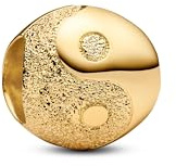 PANDORA Strukturiertes Yin und Yang Mini-Charm 764045C00 Charm Anhänger