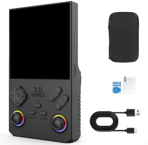 256GB Memory Retro Gaming Console 4Inch Clear Screen Open Source Systems Lightweight Long Battery Standby Video Game Console