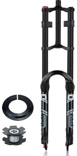 2627,529Forcella Aria anteriore per MTB Forcelle Ammortizzata per bicicletta Corsa 150mm Sgancio rapido 9*100 mm Tubo dritto da 1-1/8Manuale Blocco Rimbalzo Regolazione Per XC AM(Black,27.5'')