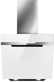 Elica Majestic PRF0124235A Kopffreihaube 60 cm Edelstahl/Weißes Glas