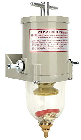 Séparateur d'eau diesel de voiture, assemblage de séparateur d'eau de filtre à carburant diesel de moteur de voiture avec le joint à vis 500FG