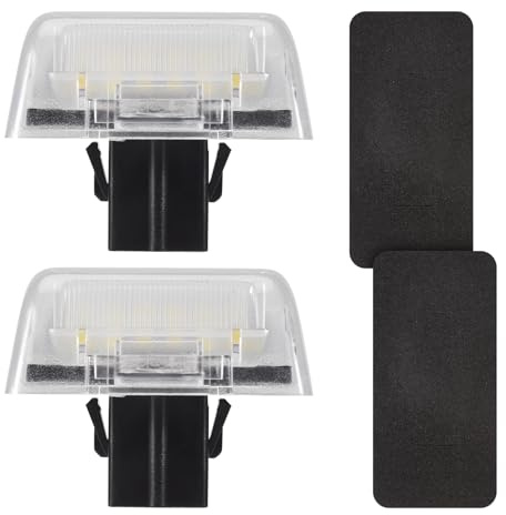 Louttary 2X LED LumièRe de Plaque D'Immatriculation Blanc pour Transit Tourneo MK5 MK6 MK7 1995-14