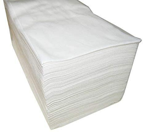 Spun-Lace Einweg-Handtücher für Friseure und Ästhetik, Weiß (200, 40 x 80 cm)