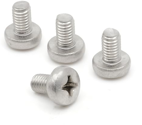 ReplacementScrews Rear License Plate Screws Compatible with Mercedes C300 - Stainless Steel (Pack of 4) | (and E-Class / C300 / C250 / C350 / E350 / E300 / AMG etc), Stainless Steel Plate / Tag Bolts, Rear Mount, Pack of 4